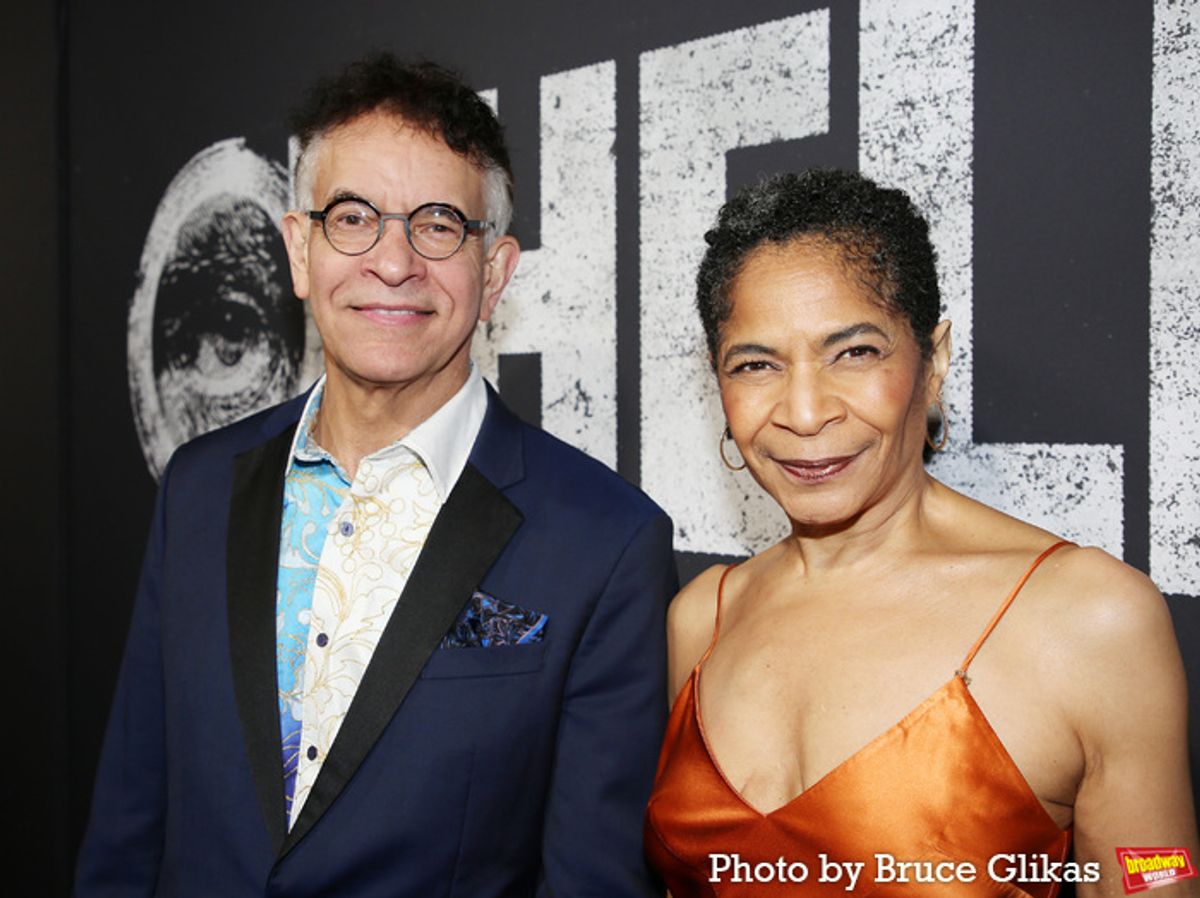 Brian Stokes Mitchell and Allyson Tucker Mitchell at 