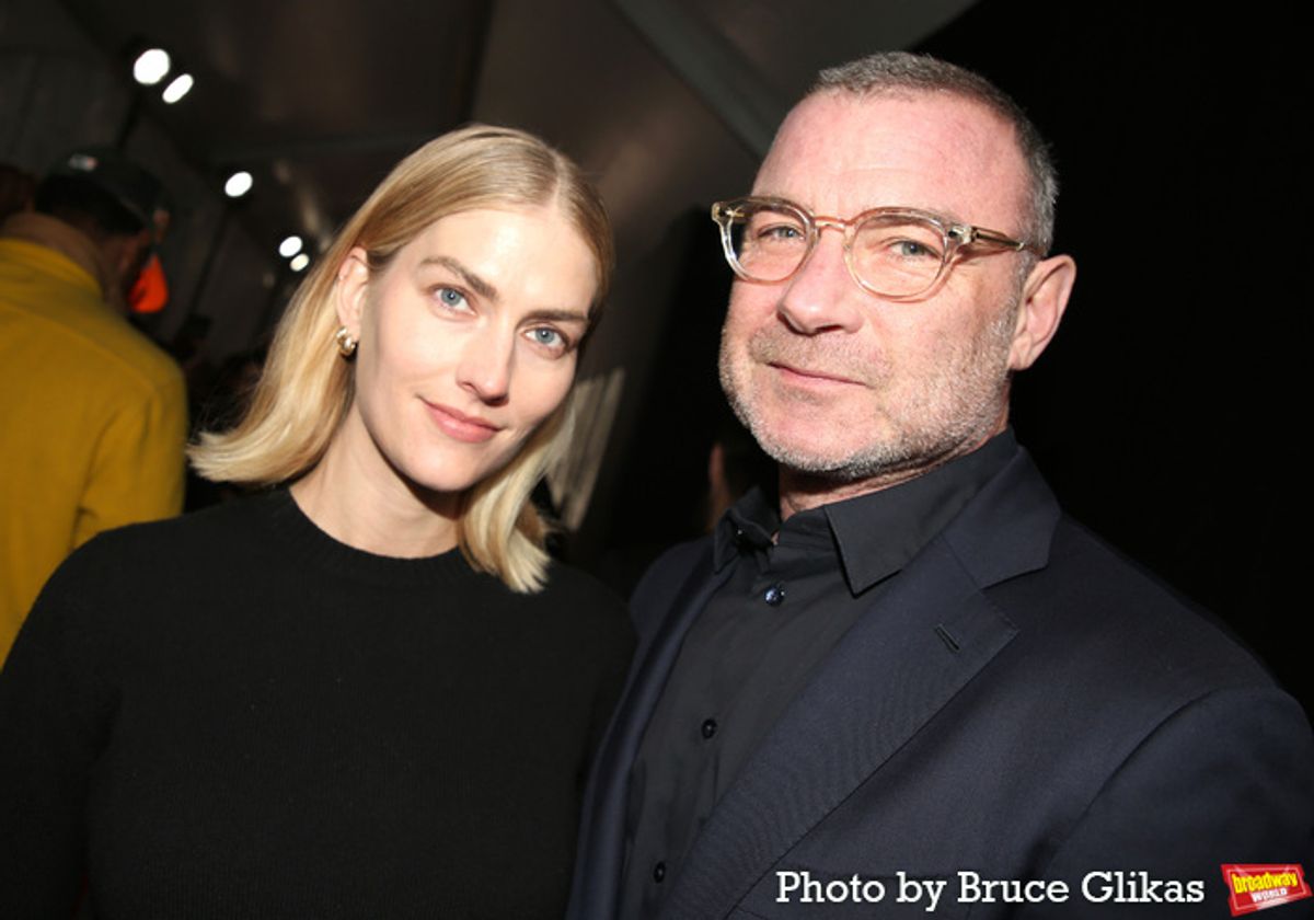 Taylor Neisen and Liev Schreiber at 