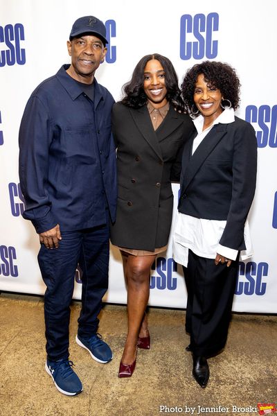Denzel Washington, Olivia Washington, Pauletta Washington Photo