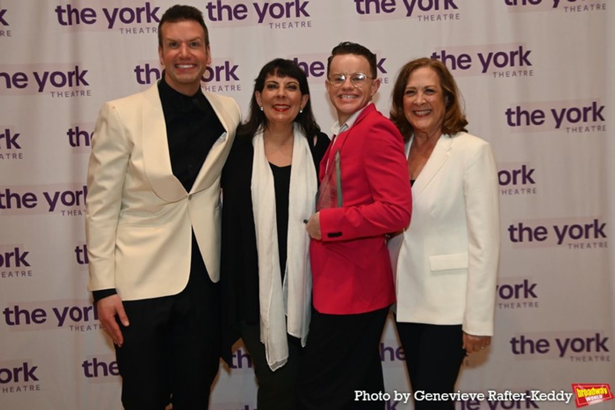 Tom D'Angora, Christine Pedi, Michael D'Angora and Karen Ziemba