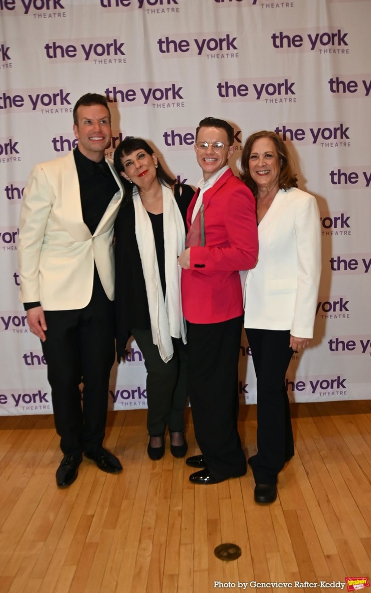Tom D'Angora, Christine Pedi, Michael D'Angora and Karen Ziemba