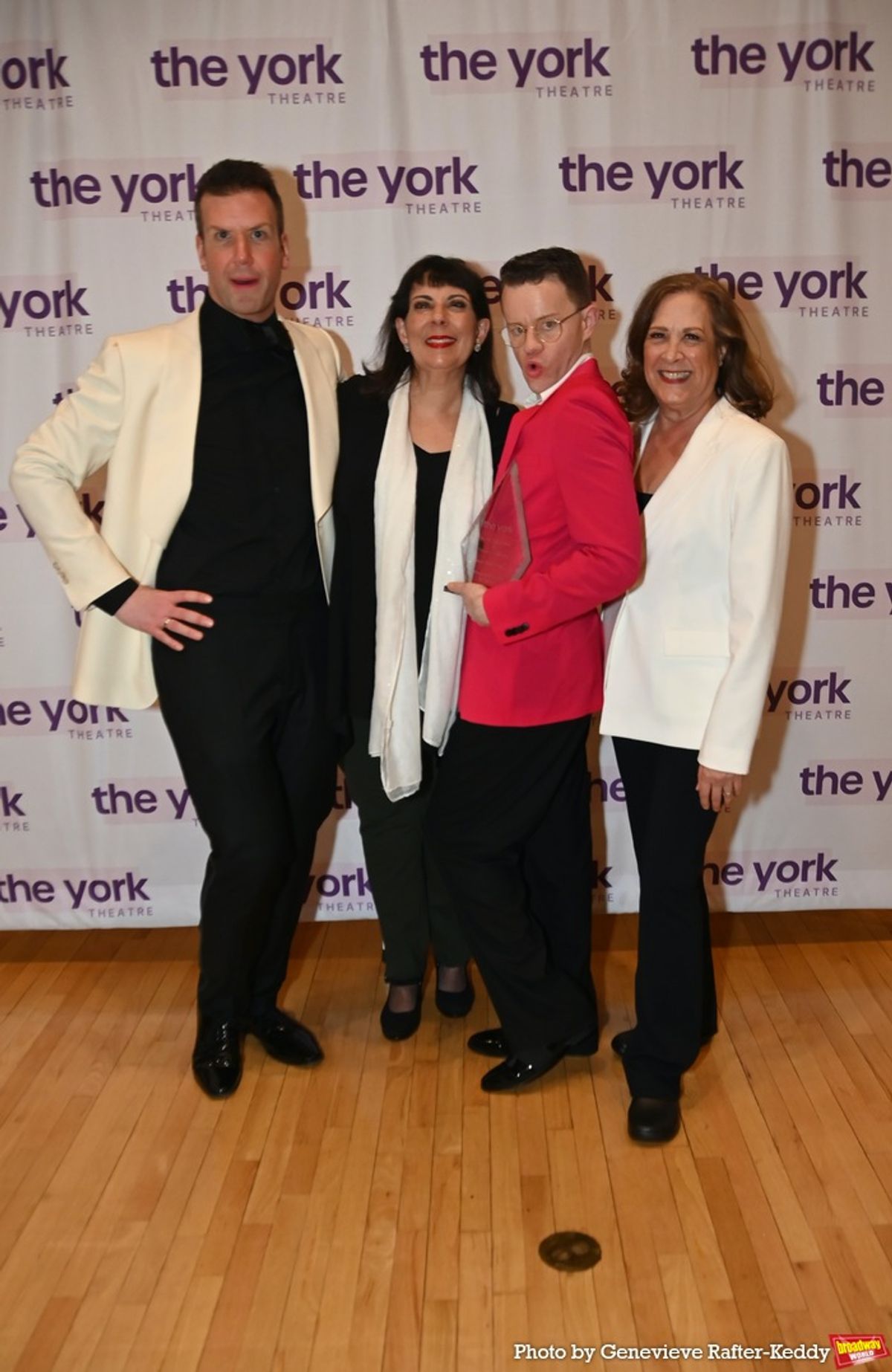 Tom D'Angora, Christine Pedi, Michael D'Angora and Karen Ziemba