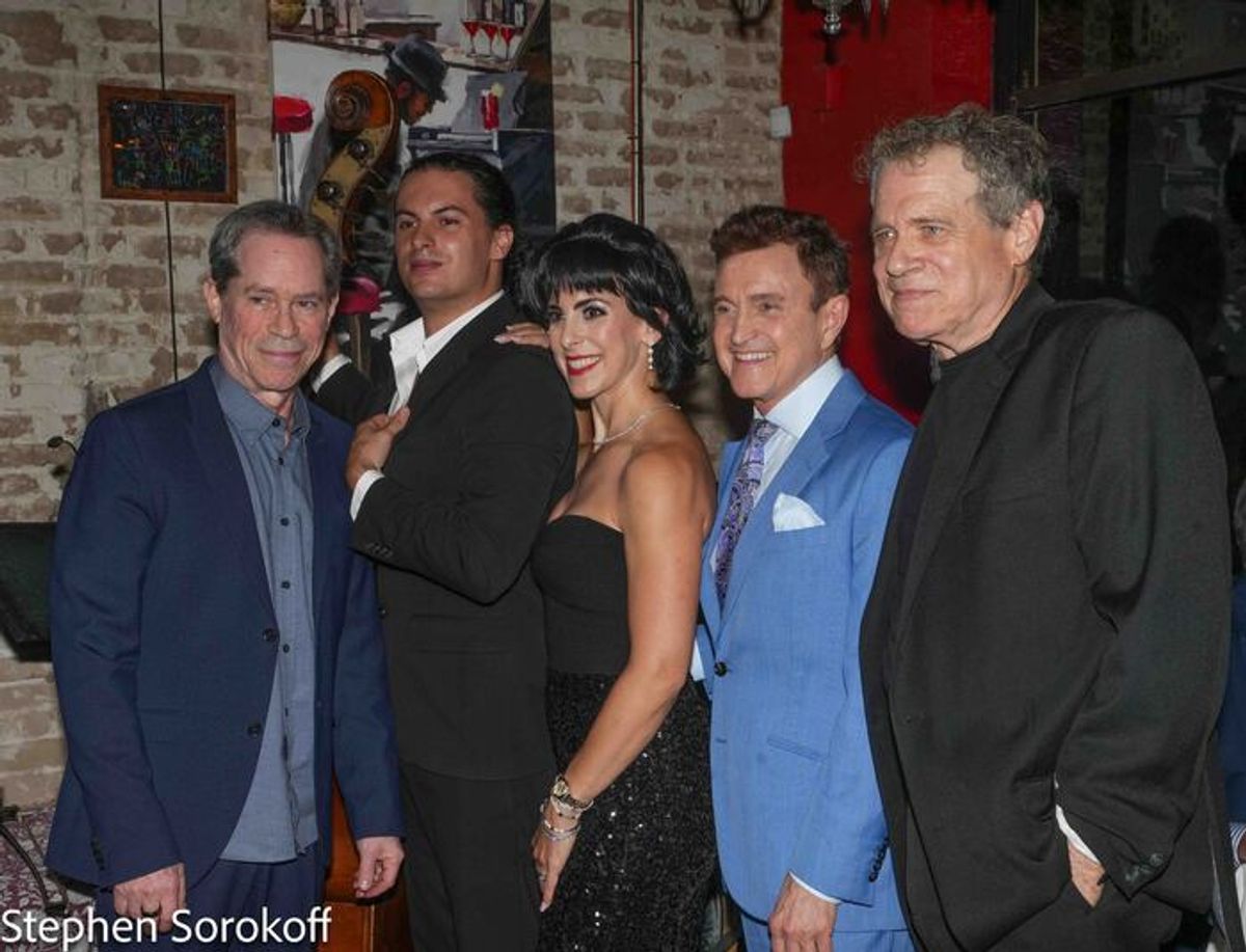 Ian Herman, Brad Miller, Dawn Derow, Jeff Harnar, Howie Gordon at 