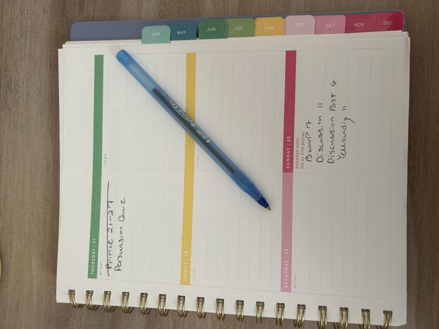 Student Blog: How to Manage Responsibilities and a Packed Schedule Image
