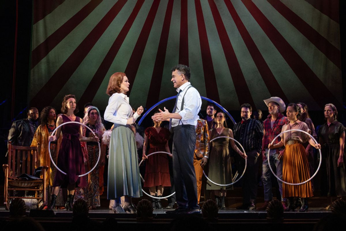 Kate Baldwin and Brian Stokes Mitchell at 
