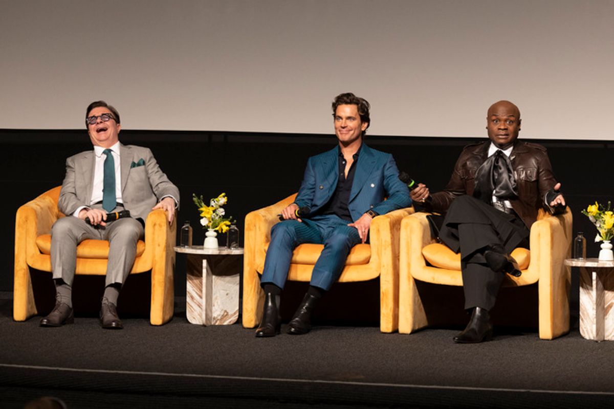 NATHAN LANE, MATT BOMER, NATHAN LEE GRAHAM at 