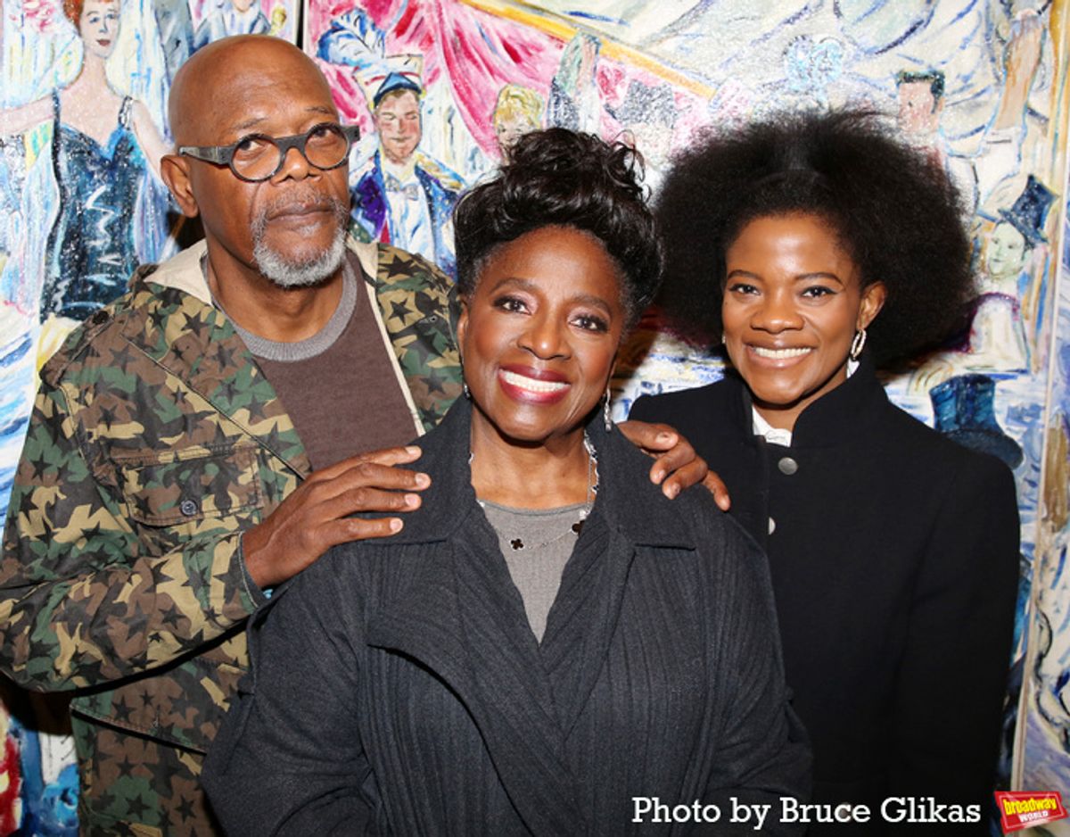 Samuel L. Jackson, LaTanya Richardson Jackson and Zoe Jackson at 