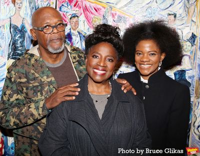 Samuel L. Jackson, LaTanya Richardson Jackson and Zoe Jackson Photo