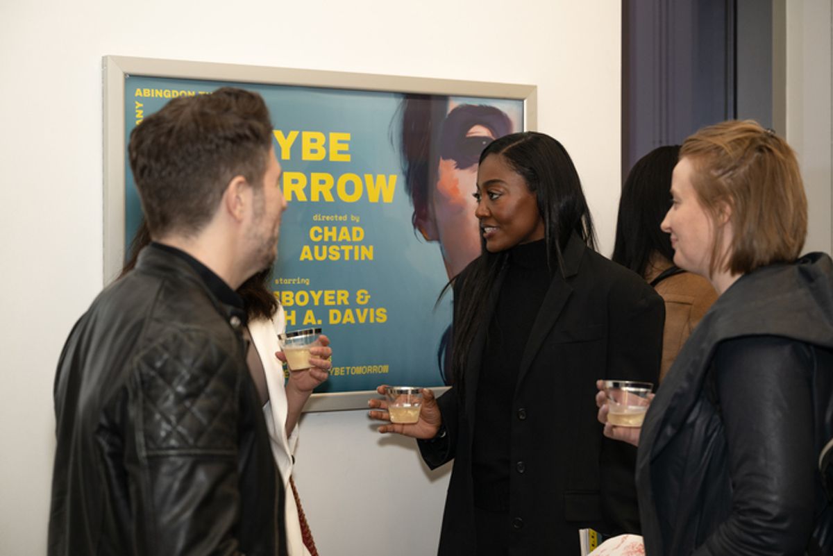 Patina Miller and friends at 