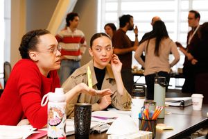 Britne Oldford and Sarah Marie Rodriguez @ BroadwayWorld Britne Oldford and Sarah Marie Rodriguez Photo