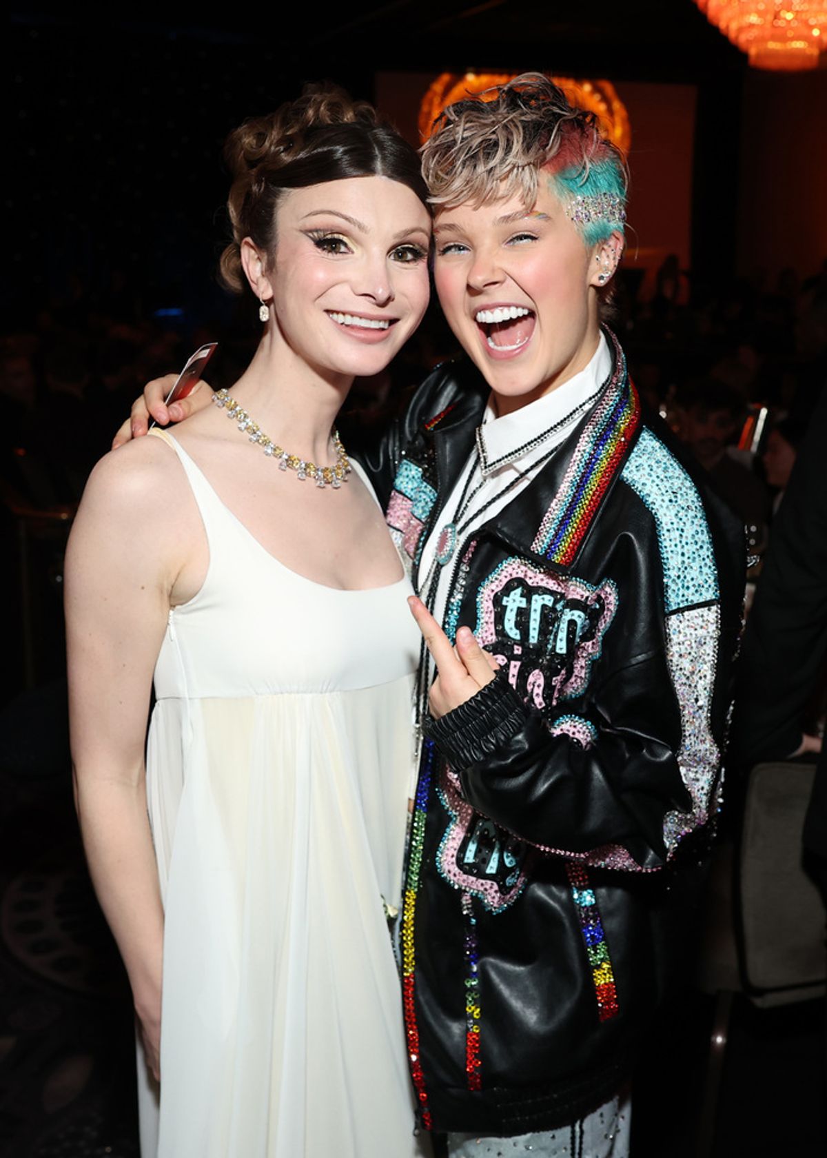 Dylan Mulvaney and JoJo Siwa  at 