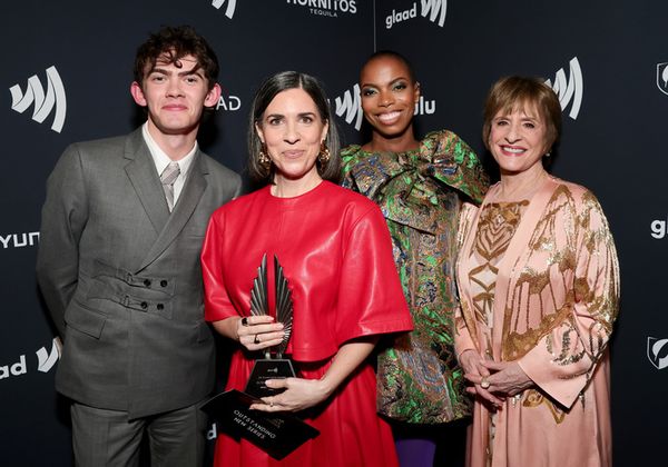 Joe Locke, Jac Schaeffer, Sasheer Zamata and Patti LuPone Photo