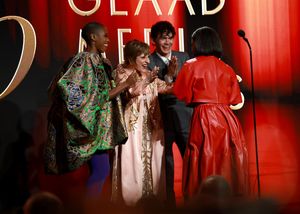 Sasheer Zamata, Patti LuPone, Joe Locke and Jac Schaeffer @ BroadwayWorld Sasheer Zamata, Patti LuPone, Joe Locke and Jac Schaeffer Photo