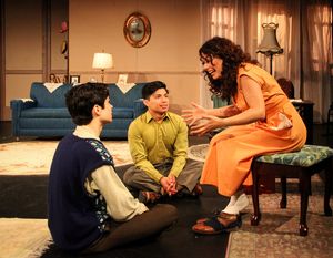  Declan Moyer, Aaron Garcia De Leon and Josephine Phoenix Photo