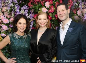 Producer Amanda Lipitz, Sarah Snook and Producer Henry Tisch Photo