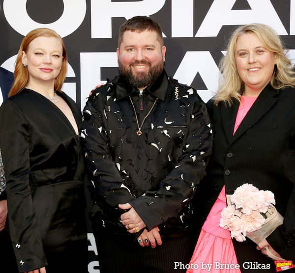 Sarah Snook, Director Kip Williams and Marg Horwell Photo