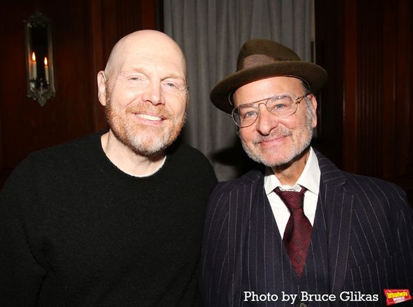 Bill Burr and Fisher Stevens Photo