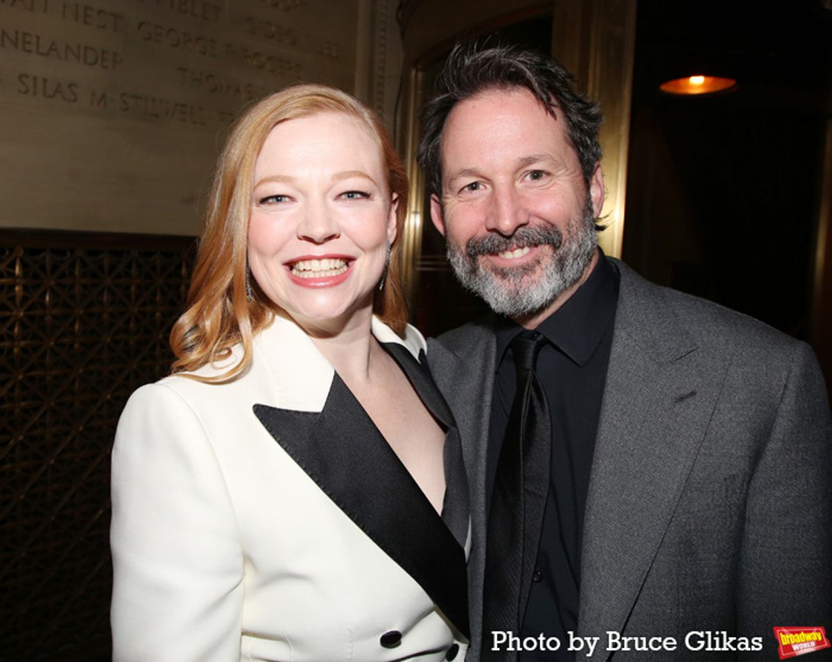 Sarah Snook and Dave Lawson at 