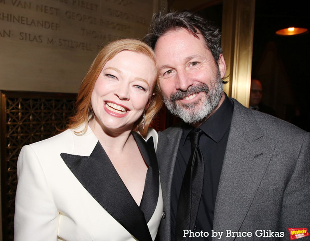 Sarah Snook and Dave Lawson at 