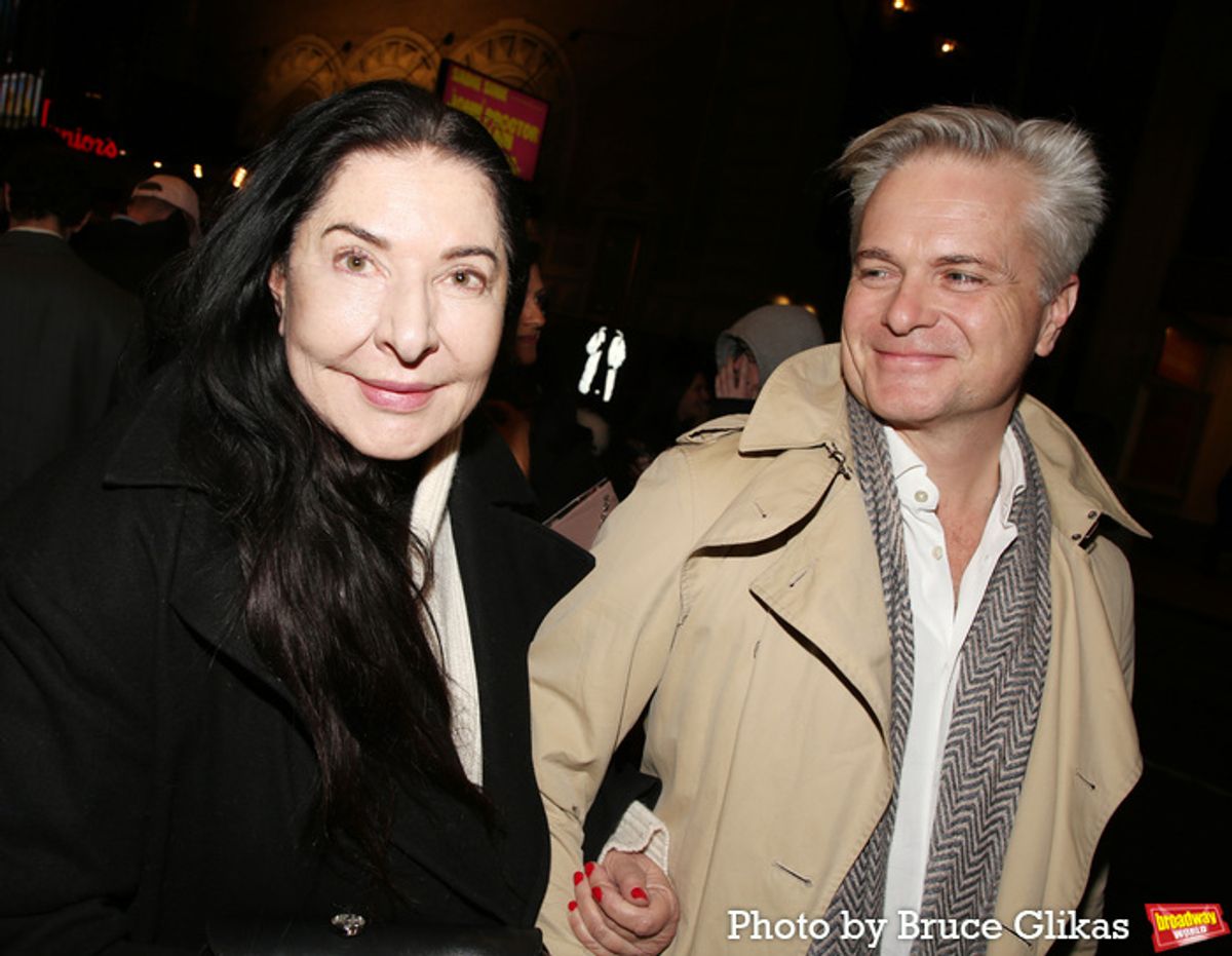Marina Abramovic and Todd Eckert at 