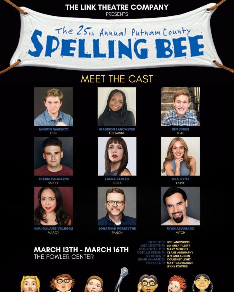 Review: THE 25TH ANNUAL PUTNAM COUNTY SPELLING BEE at The Link Theatre Company  Image