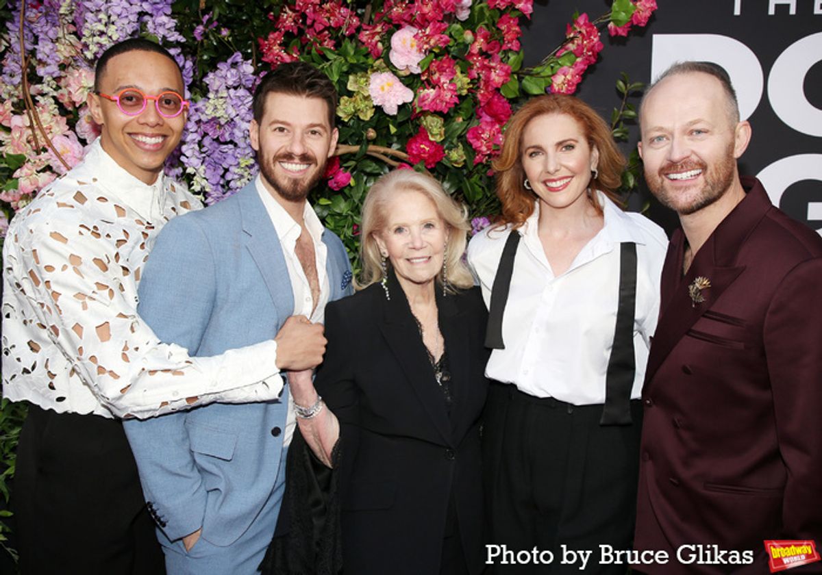 Callum Francis, Constantine Rousouli, Daryl Roth, Marla Mindelle and Michael Cassel at 