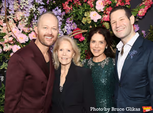 Michael Cassel, Daryl Roth, Amanda Lipitz and Henry Tisch Photo