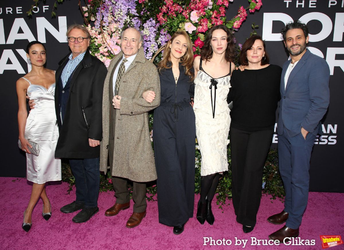 Juliana Canfield, David Rasche, Peter Friedman, Natalie Gold, Arian Moayed, Sydney Lemmon and Dagmara Dominczyk  at 