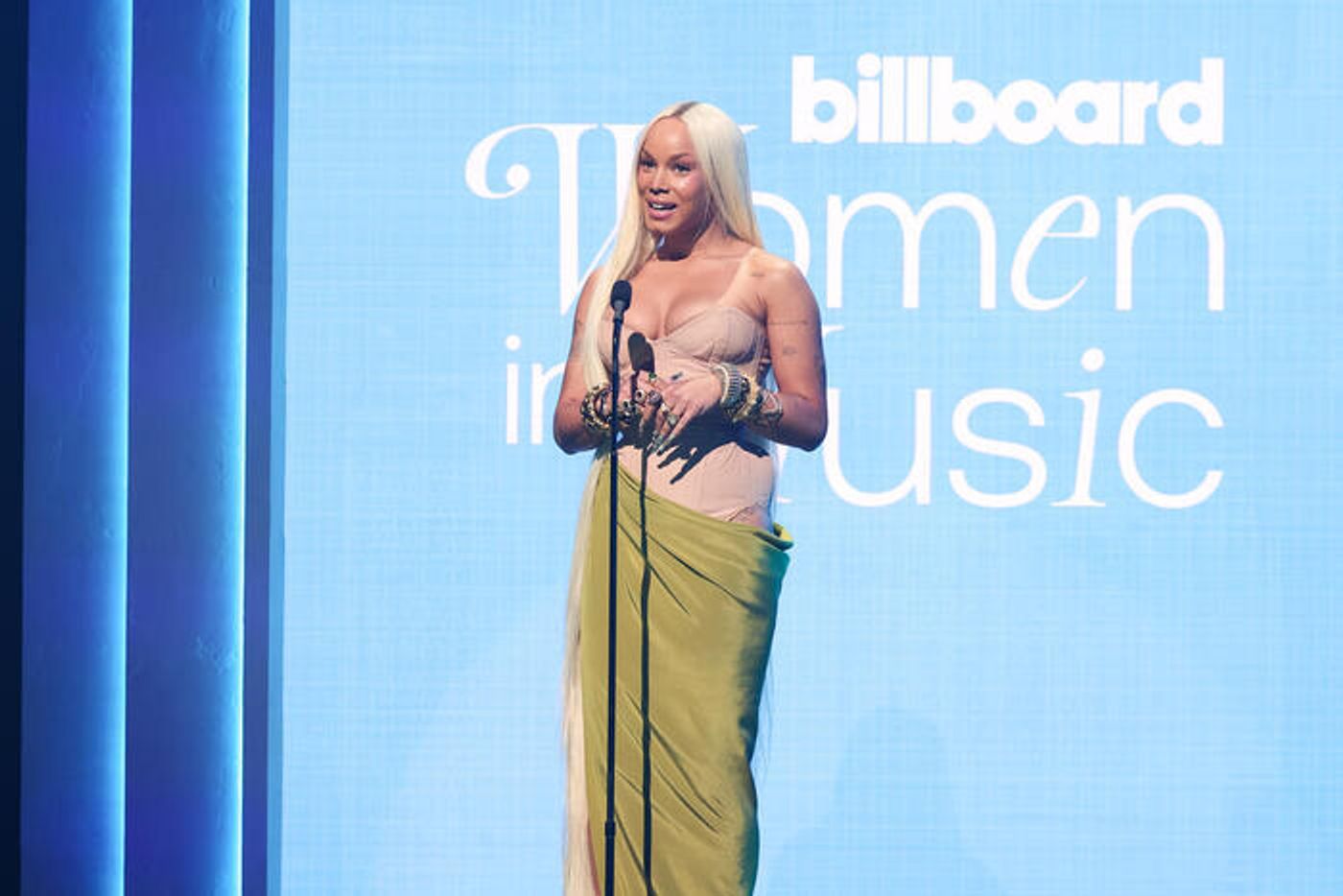 Photos: Doechii, Laverne Cox, Meghan Trainor, & More Attend Billboard Women in Music 2025  Image