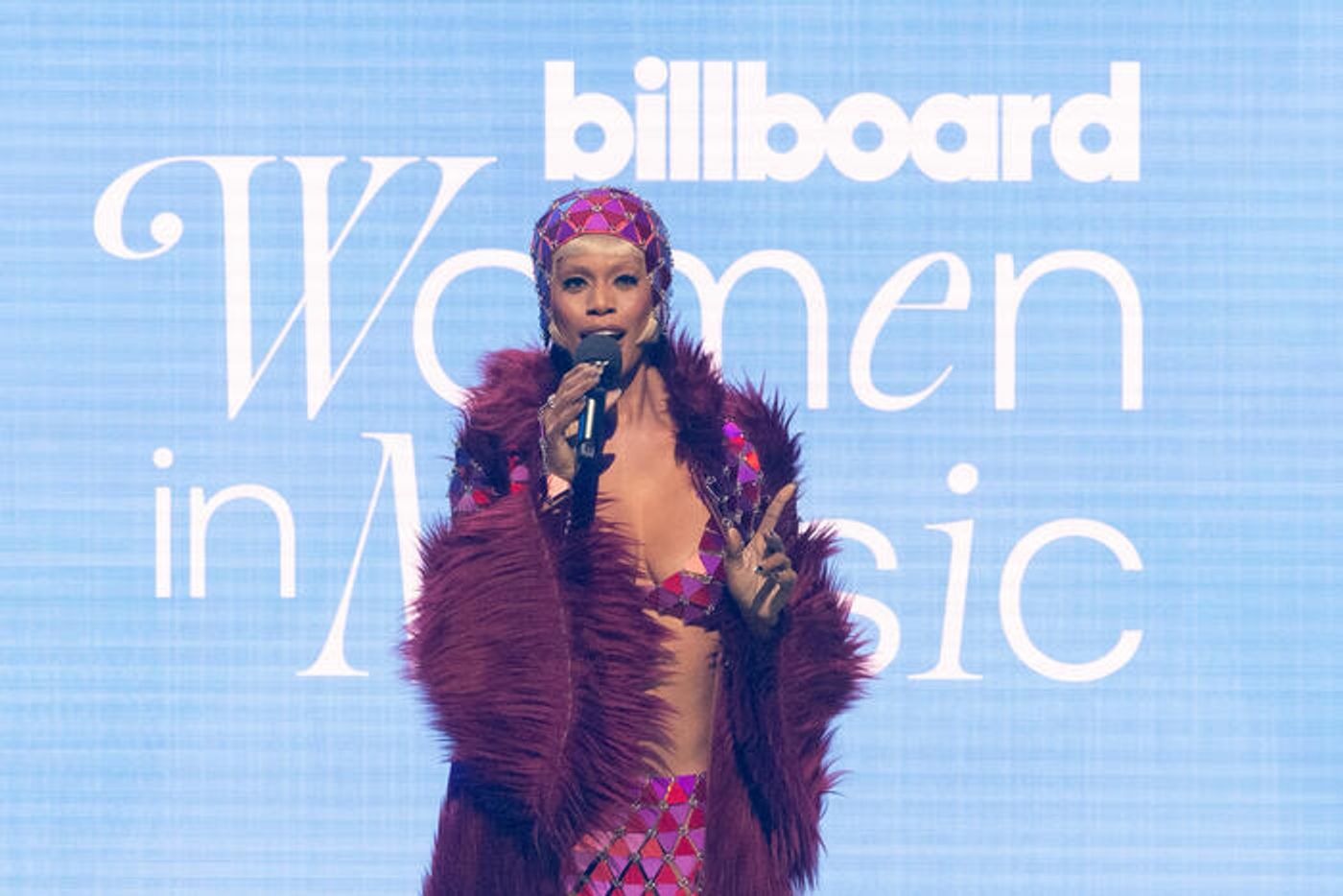 Photos: Doechii, Laverne Cox, Meghan Trainor, & More Attend Billboard Women in Music 2025  Image