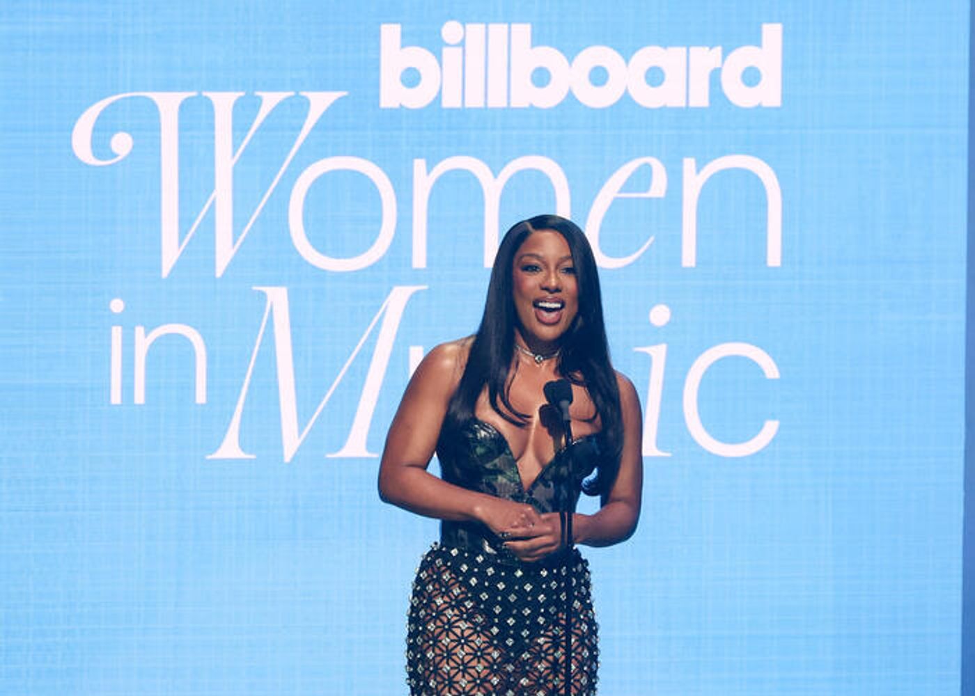 Photos: Doechii, Laverne Cox, Meghan Trainor, & More Attend Billboard Women in Music 2025  Image