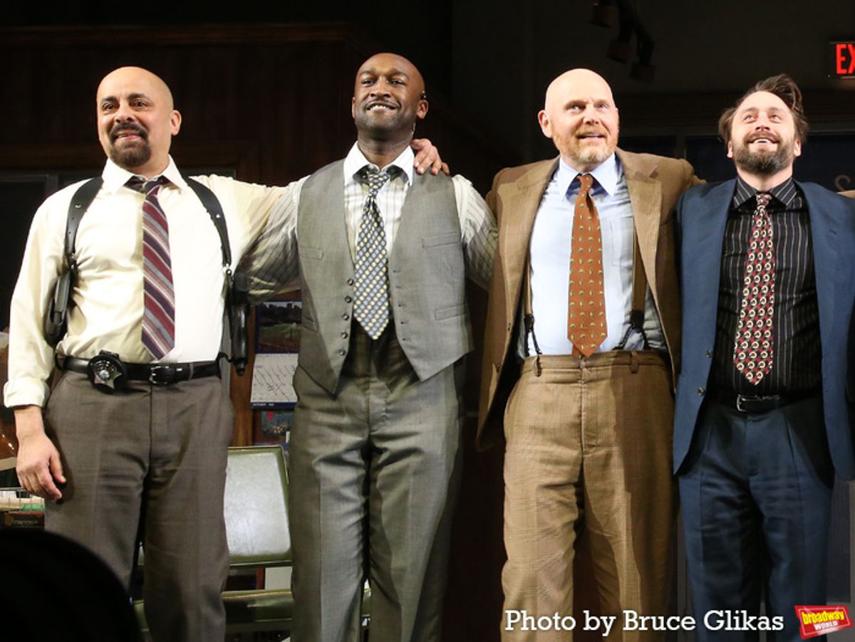 Howard W. Overshown, Donald Webber Jr., Bill Burr and Kieran Culkin at 