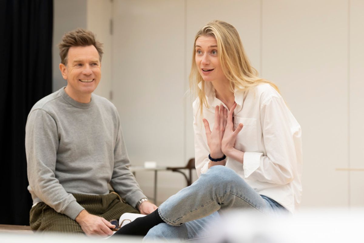 Elizabeth Debicki and Ewan McGregor at 