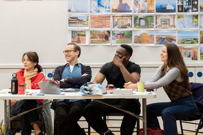 Elizabeth Healey, Richard Ede, Kai Antoine, and Jane Mahady Photo