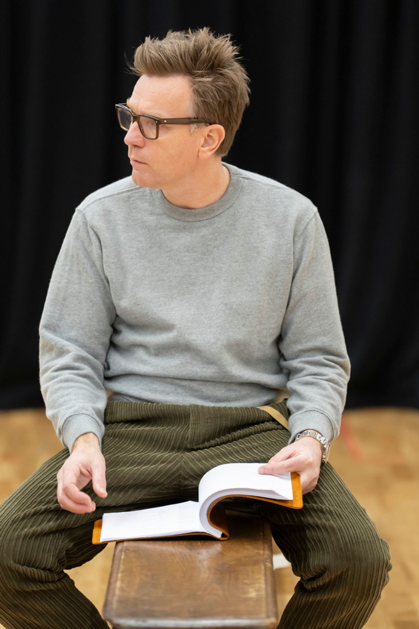 Photos: Ewan McGregor, Kate Fleetwood and Elizabeth Debicki in MY MASTER BUILDER Rehearsals  Image