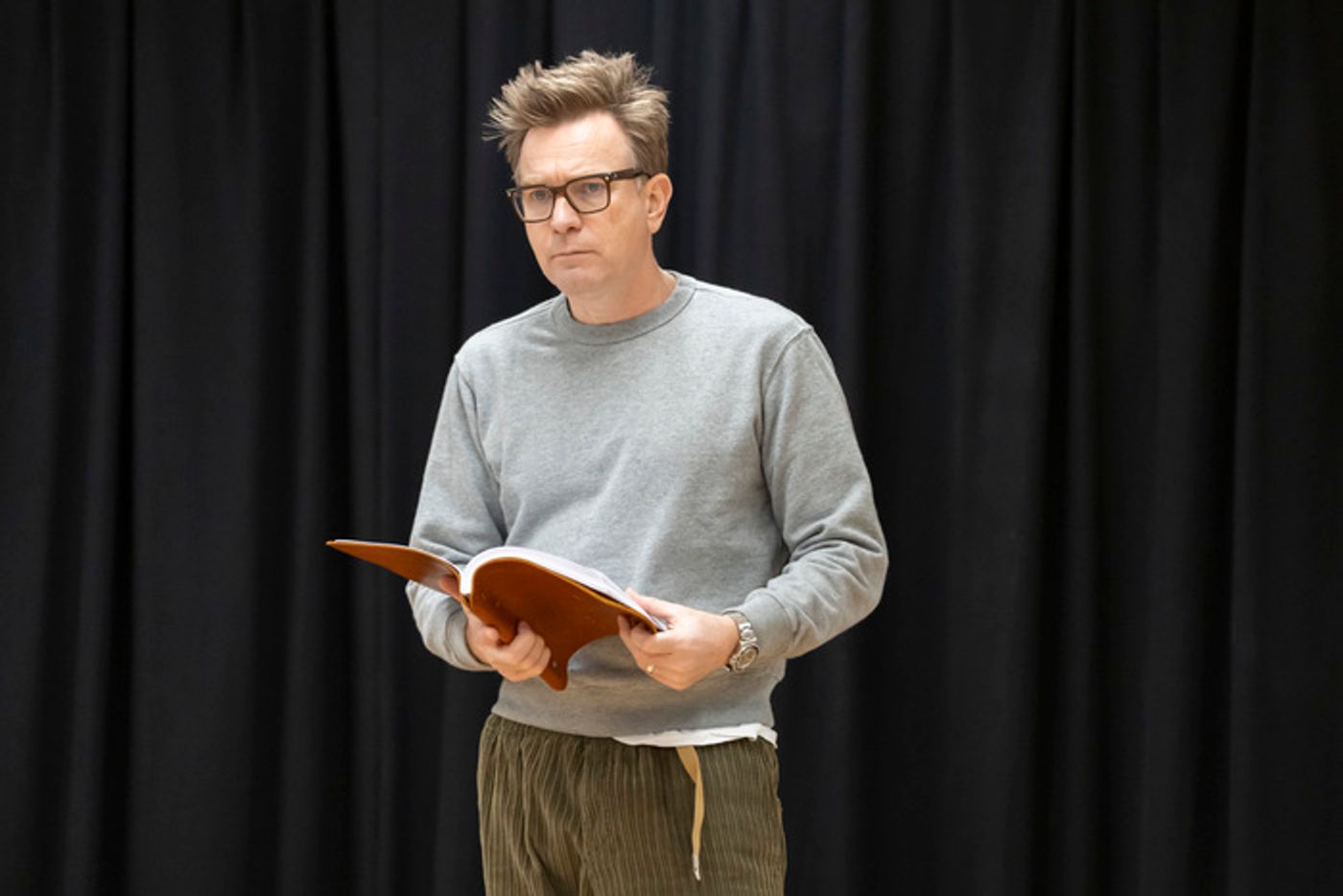 Photos: Ewan McGregor, Kate Fleetwood and Elizabeth Debicki in MY MASTER BUILDER Rehearsals  Image