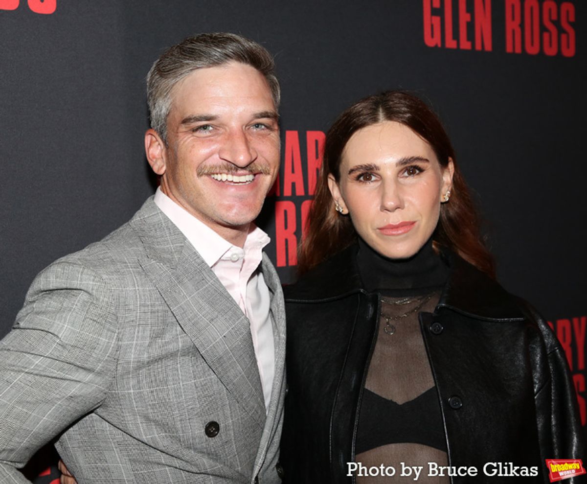 Evan Jonigkeit and Zosia Mamet at 