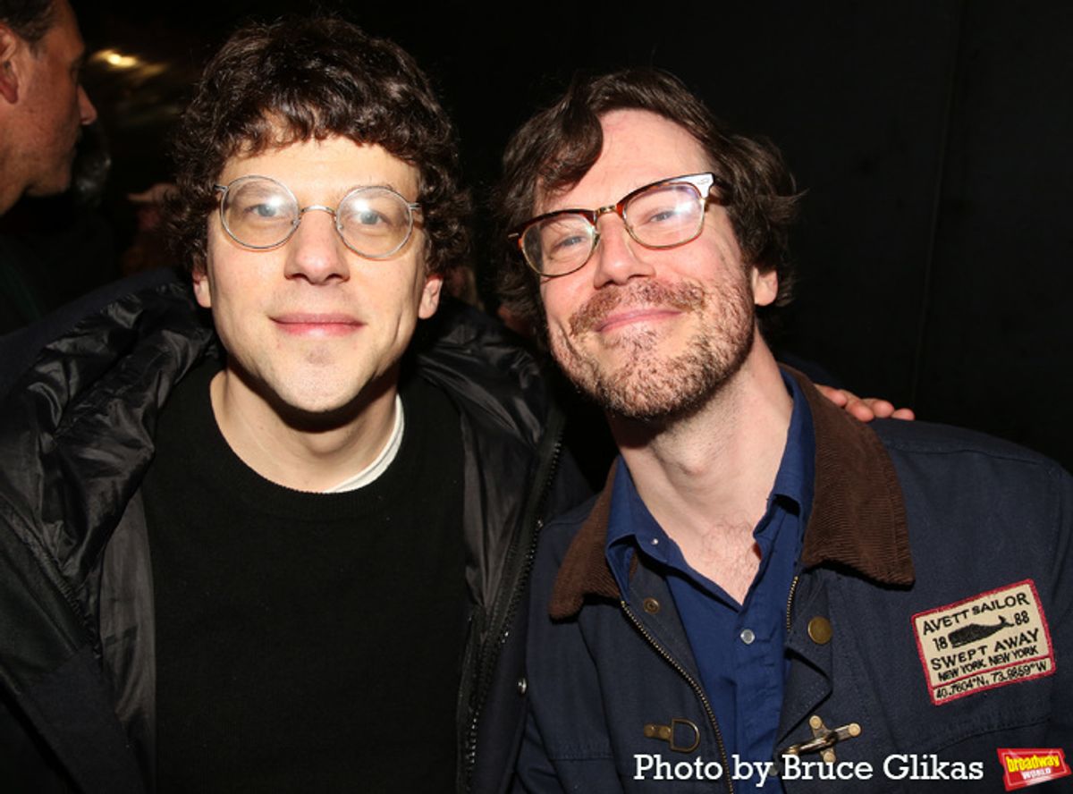 Jesse Eisenberg and John Gallagher Jr.  at 