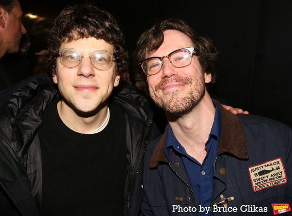 Jesse Eisenberg and John Gallagher Jr.  Photo