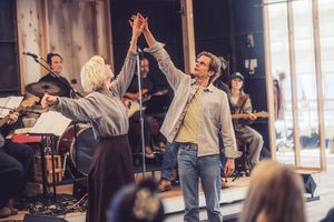 Julia Knitel  and Andrew Durand Photo