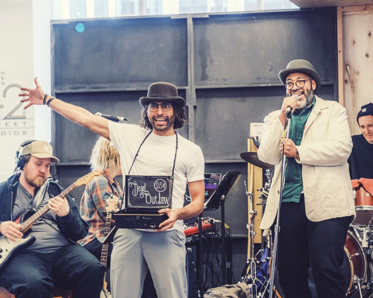 Trent Saunders  and Eddie Cooper at 