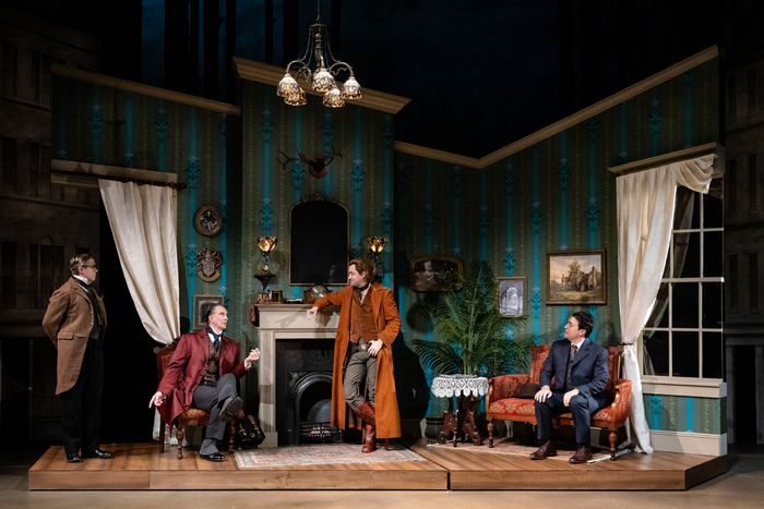 Photos: Ken Ludwig's BASKERVILLE: A SHERLOCK HOLMES MYSTERY at Alley Theatre — photo 1 of 5