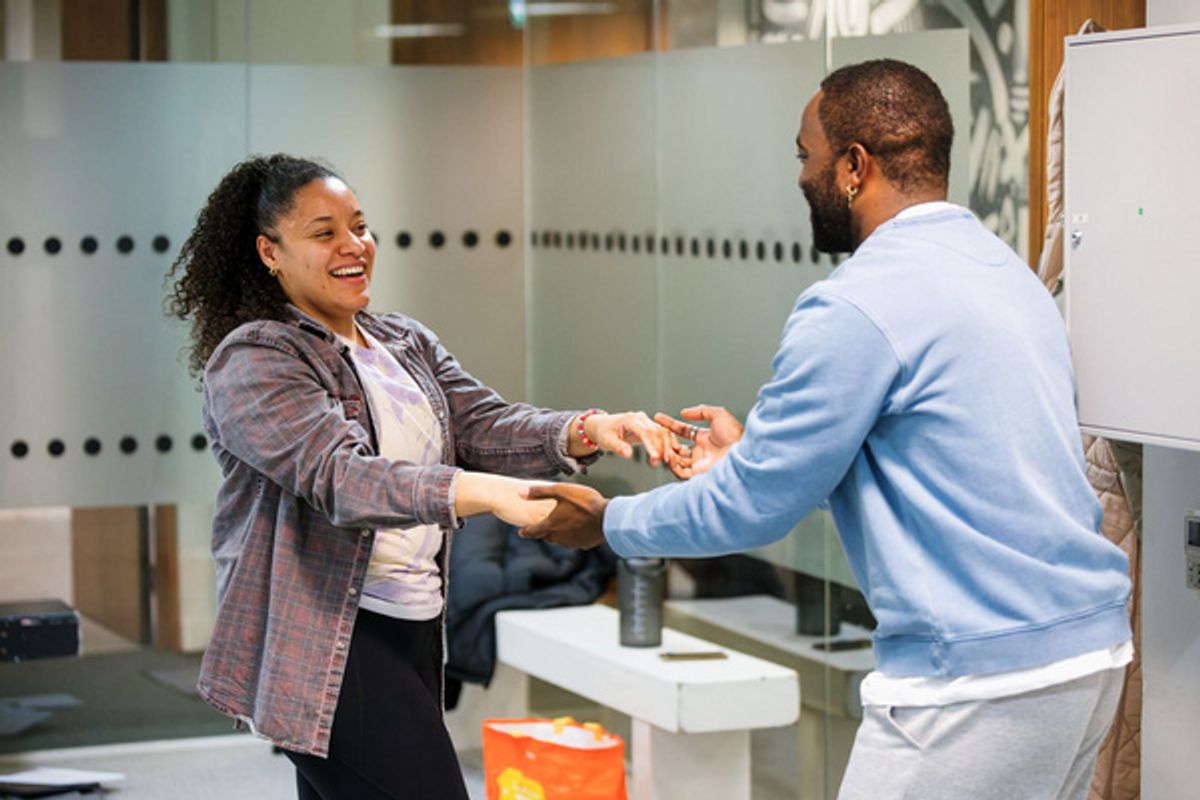 Naomi Denny and Dejon Mullings at 