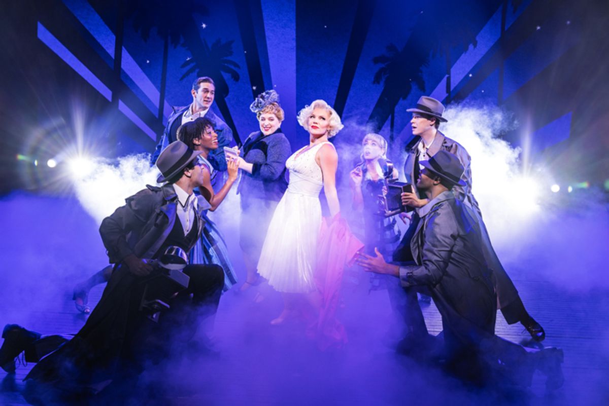 Robyn Hurder and the cast of SMASH at 