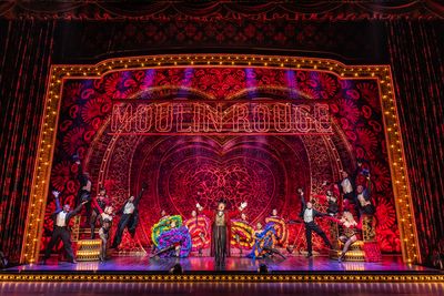 Robert Petkoff and the Company of MOULIN ROUGE! Photo