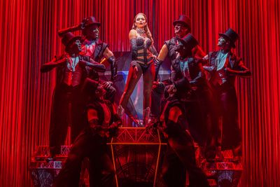 Arianna Rosario and the Company of MOULIN ROUGE!  Photo