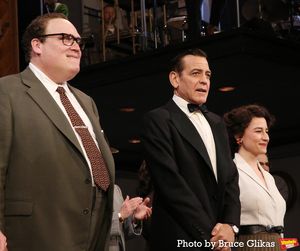 Glenn Fleshler, George Clooney and Ilana Glazer Photo