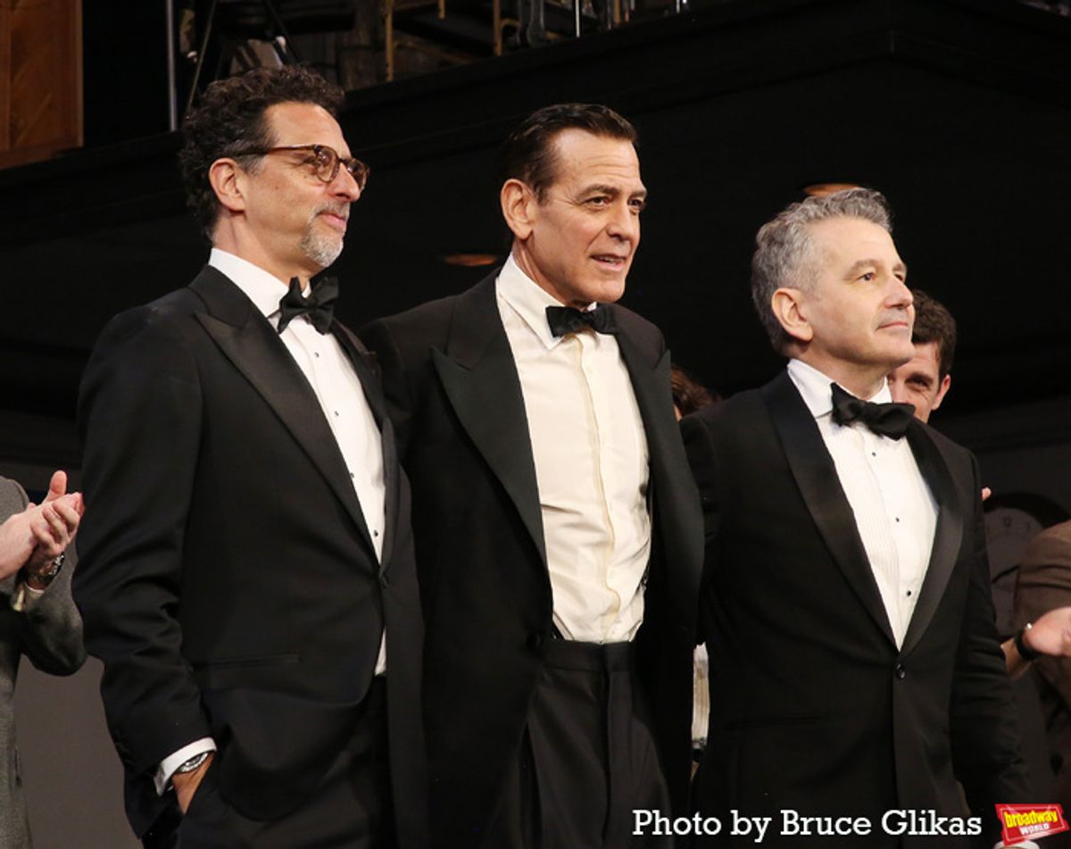 Grant Heslov, George Clooney and David Cromer at 