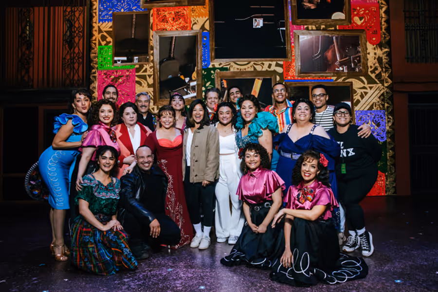 Photos: Lin-Manuel Miranda and Gina Rodriguez Visit REAL WOMEN HAVE CURVES  Image