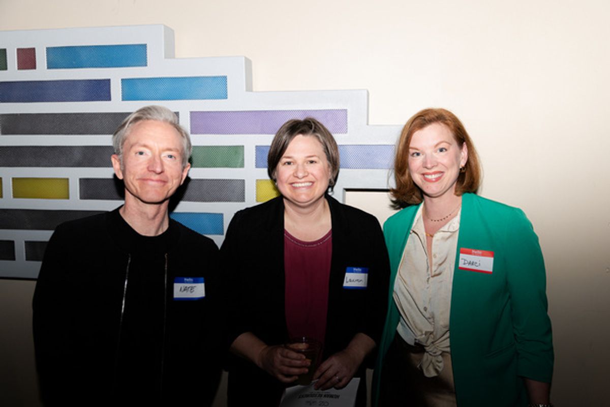 Writer Nate Eppler, Director Lauren Shouse, and Assistant Director Darci Nalepa Elam  at 